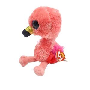 Ty Beanie Boos‎ Gilda Pink Coral Flamingo Plush Stuffed Animal 8" Toy Tags
